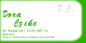 dora czike business card